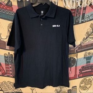 NRA-IRL Black Polo Size L